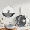 Universal Pot Lid Organizer For Cabinet Pot Rack Wall Mounted Self Adhesive Punch Free Pan Lid Storage Holder Kitchen Organizer