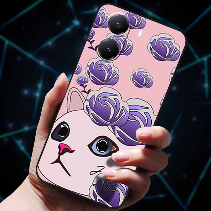 For Xiaomi Poco X7 Pro Case X7Pro 5G Soft Silicone Bumper 3D Flowers Emboss Phone Cases for Poco X 7 Pro 2025 Back Covers Shells