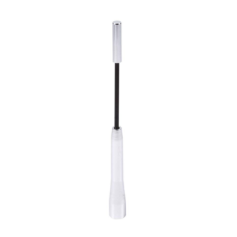 Car Three Sections Extendable Alloy Bee Sting Radio Roof Mast Antenna Aerial Ariel AM FM Silver
