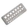 29 Holes Drill Gauge Bolt Wire Bit Pattern Drill Template Hanging Hole Design Stainless Steel Drill Bit Checker Plate Gauging