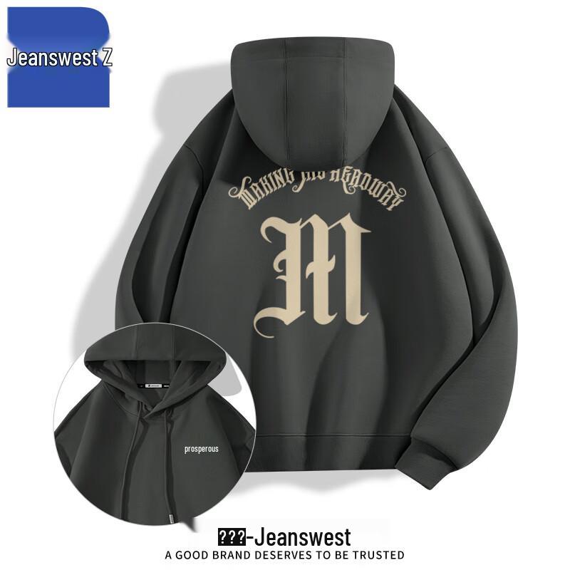 

Jeanswest Men s Z-Print Casual Hoodie 2XL