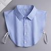 Adjustable Straps Cotton Fake Collar Fashion Detachable Collar Half Shirt Style Fake Collar  Office