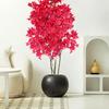 2pcs 37.4" Artificial Cherry Blossom Trees - Lifelike Plastic Cherry Blossoms for Indoor/Outdoor Decor, Home & Office Decoration, Flower Decoration