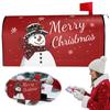 Winter Large Mailbox Cover Oversized Xmas Mailbox Dust Cover Anti-Scratch Letter Case Protection Sleeve for Garden Ornament