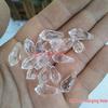 DIY Crystal Pillar Lampshade Beaded Curtain Accessories: 9x17MM Water Drop Transparent Acrylic Pendants