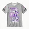 Women's Summer KPop Demon Hunters Graphic T-Shirt Stylish Streetwear Top with Rumi Mira Zoey Character Prints for Trendy Casual