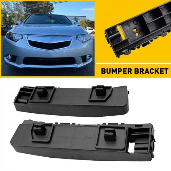 2X For ACURA TSX 2009-2014 Front Bumper Headlight Retainer Bracket W/6 Clips