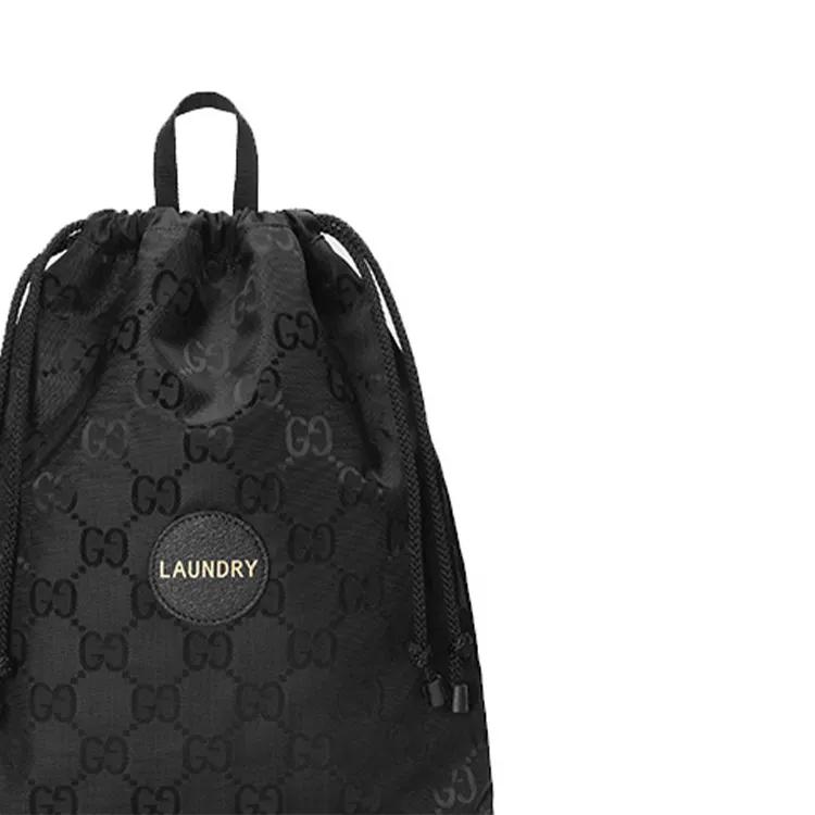 GUCCI Nylon Dry Clean Bag / Storage Bag Clutch , Toiletry Bag Men's Black (Unisex) Travel Organizers 674247 UKDQN 1000