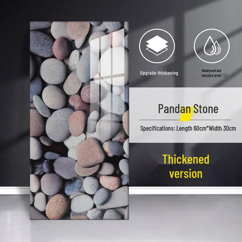 

Водонепроникна наклейка на стіну під мармурову плитку: Самоклеючі вологостійкі шпалери для ремонту ванної кімнати 30x60 cm