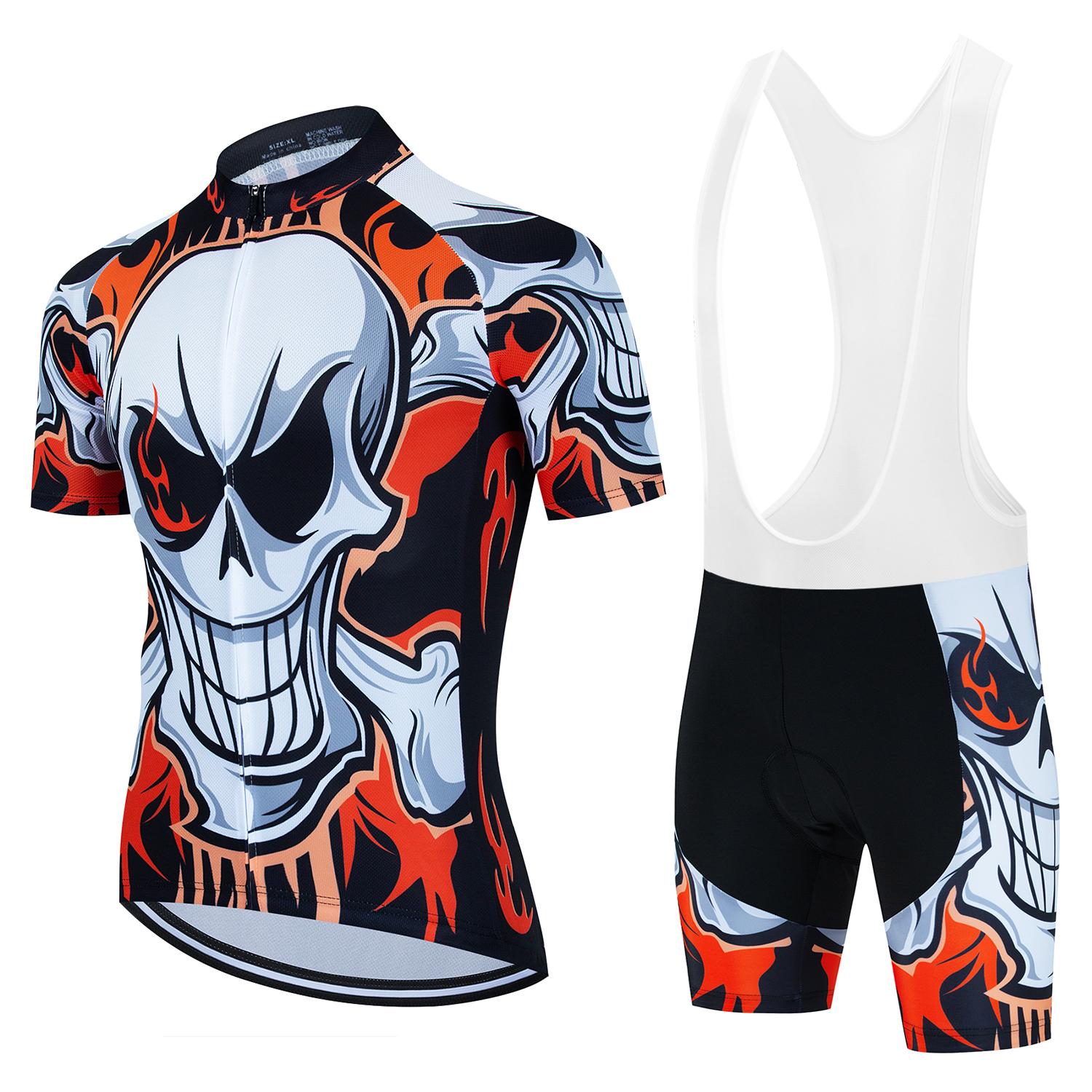 

Summer Cycling Jersey 2023 Set Riding Culotte Bicycle Clothing Bike Uniform New Cycling Clothes MTB Maillot Ropa Ciclismo XS