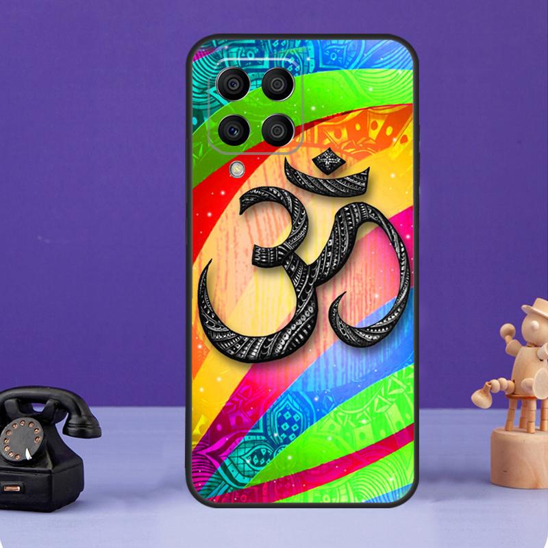 Yoga Om Namaste Mandala Design Case For Samsung Galaxy M34 M13 M53 M51 M31 M11 M14 M54 M12 M32 M52 M16 M36 M56 M15 M35 M55