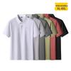 Men's Plus Size Mercerized Cotton Short Sleeve Polo Shirt