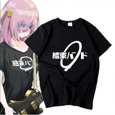 Nové anime BOCCHI THE SKÁLA! Hitori Bocchi tričko pro ženy, vtipné tričko s kawaii kresleným potiskem, unixex tričko, gotické oblečení Y2k pro ženy