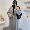 2025 Cross-border European and American Long Sweaters, Cardigans and Jackets, Lazy In Autumn and Winter, Thin and Loose Thickened Knitted Coats