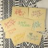 Cowhide Encouragement Letter Set: Simple Paper & Envelope Collection for Students & Love Letters