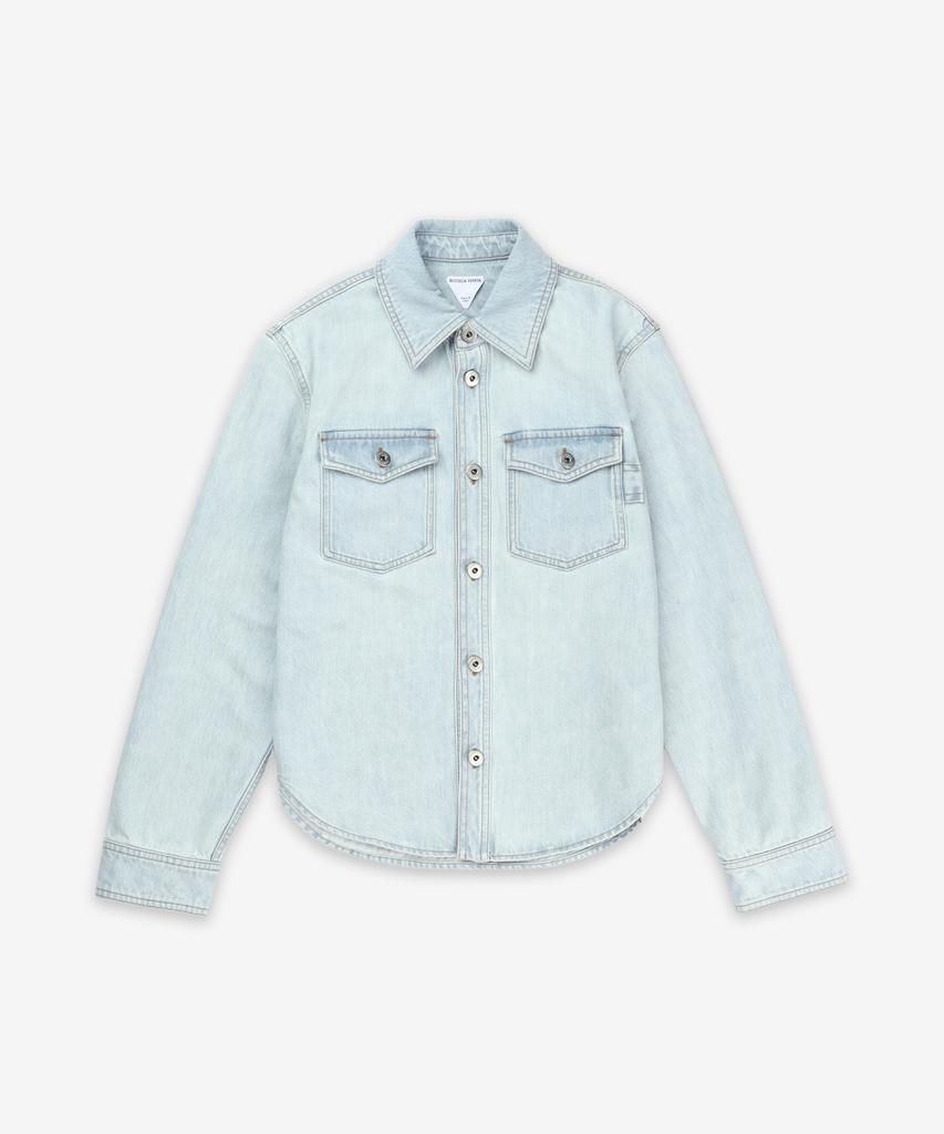 BOTTEGA VENETA Extra Bleach Denim Shirt - Light Blue / 813498V4Zr04132