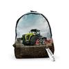 Klassische Beliebte Traktor Muster Rucksäcke Jungen/Mädchen Schüler Schultaschen 3D Druck Schlüsselanhänger Oxford Wasserdicht Niedliche Kleine Rucksäcke