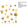 Spring Summer Bee Window Clings Honey Bee Static Glass Stickers Sunflower Honeypot Bee Removable Decals for Home Party Shop Glass Decor