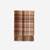 CEENIU Unisex Thick Plaid Tassel Scarf