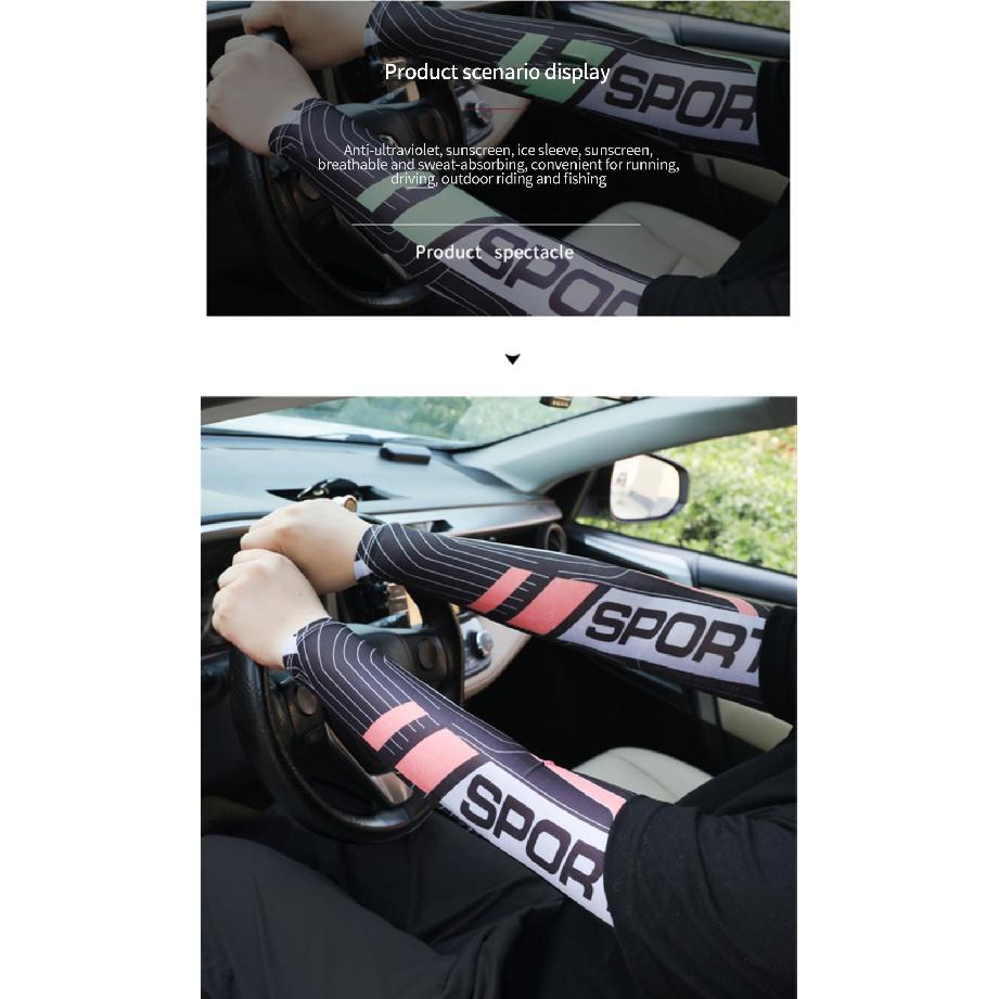Sunscreen Sunscreen Sleeve Arm Cool Uv Protection Ice Sleeve Riding Driving Gloves Outdoor Sun Uv Protection Long