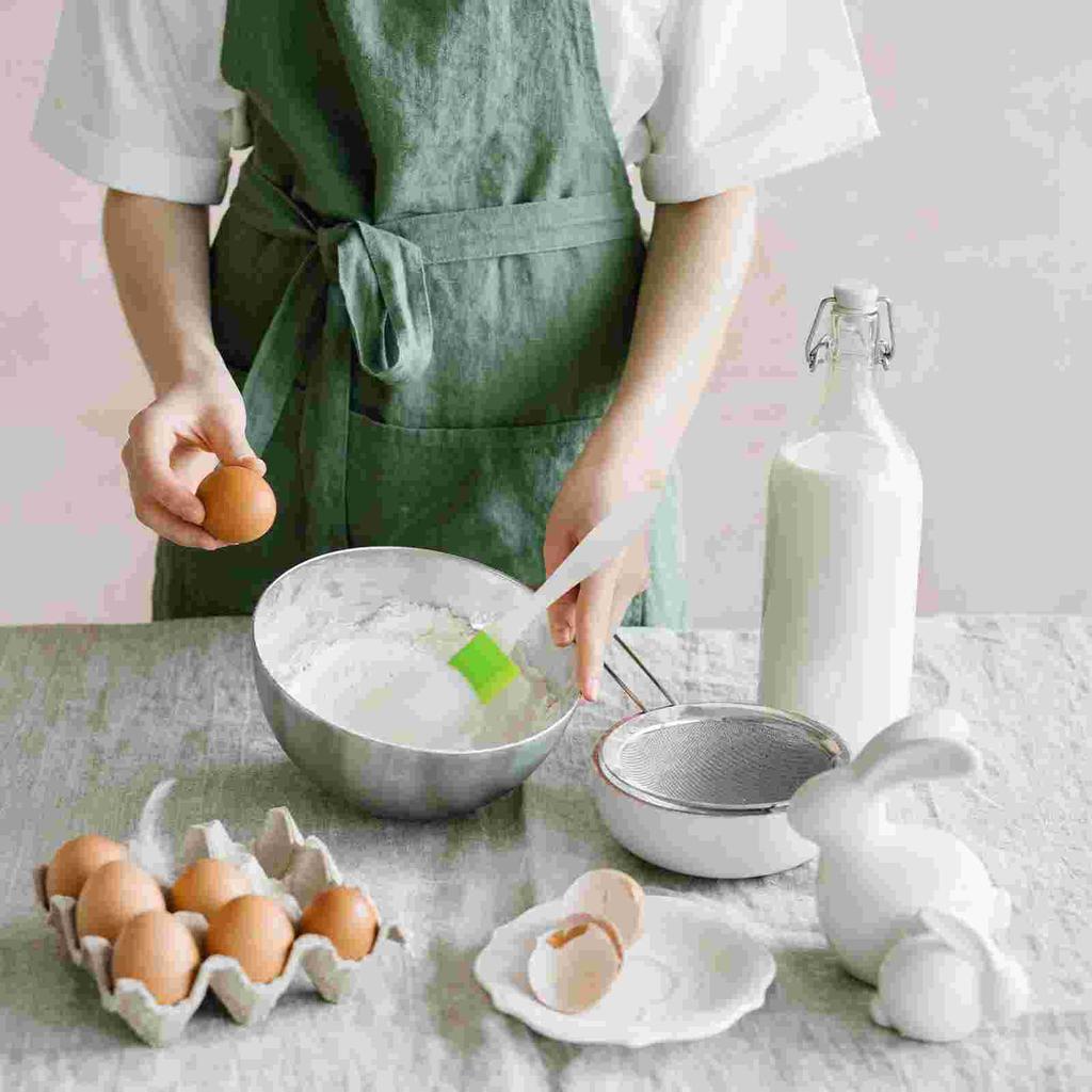 12 Pcs Silicone Spatula Scraper Kitchen Tools Tongue Baking Cake Free Shipping Wear- Scrapers Reusable for Home Butter Pancakes