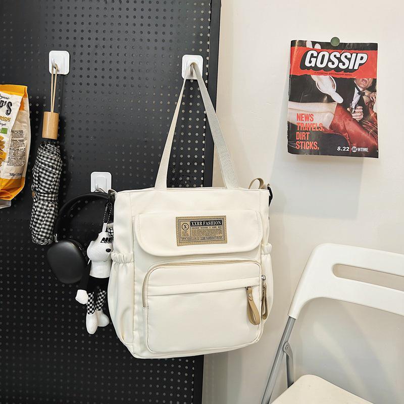 Unisex Large Capacity Messenger Bag - Korean & Japanese Style Student Commuter Shoulder Bag