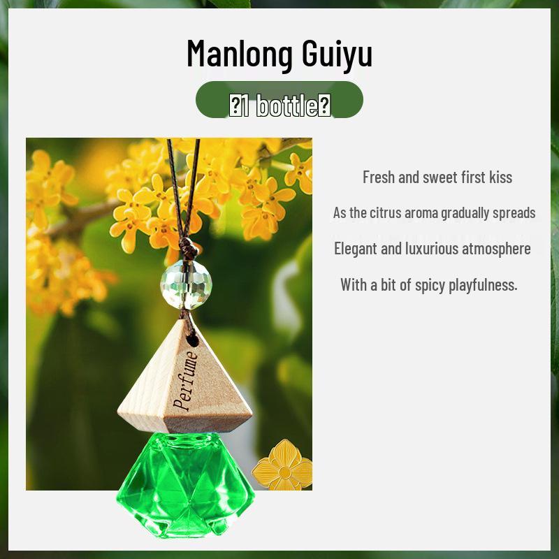 Triangle Car Freshener Pendant - Aromatherapy Hanging Ornament with Long-lasting Fragrance