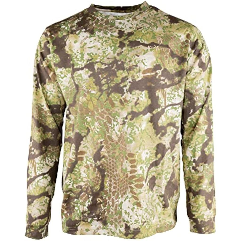 Men's Stalker Long Sleeve T-shirts Outdoor Hiking Climbing Sports Round Neck Long Sleeve T-shirts