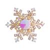 Corsage Flocon de Neige Strass Tendance Broches Pierres Précieuses Style Créatif Minimaliste Simple et Broche Polyvalente Bijoux de Mode