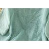 DIMANAF 2026 Women Plus Size New Summer Blouse Shirt Short Sleeve Casual Loose Lady Tops Shirts Linen Embroidery