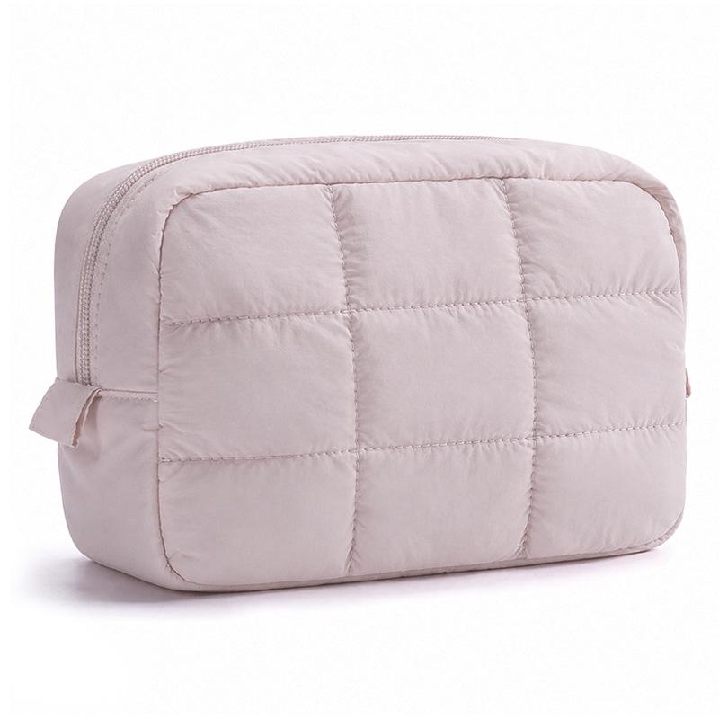 Multi-functional Lightweight Travel Makeup Bag with Large Capacity and Multi-layer Compartments