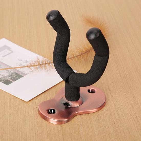 Gitar Veggfeste Henger Kraftig Metall Gitarholder Bass Ukulele Akustisk Klassisk Elektrisk Gitar Stativ Krok Gitar Tilbehør