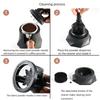 Coffee Tamper Cleaner Tool with Nylon Bristles and Anti Skid Plastic Base Suitable for Coffee Equipment Maintenance