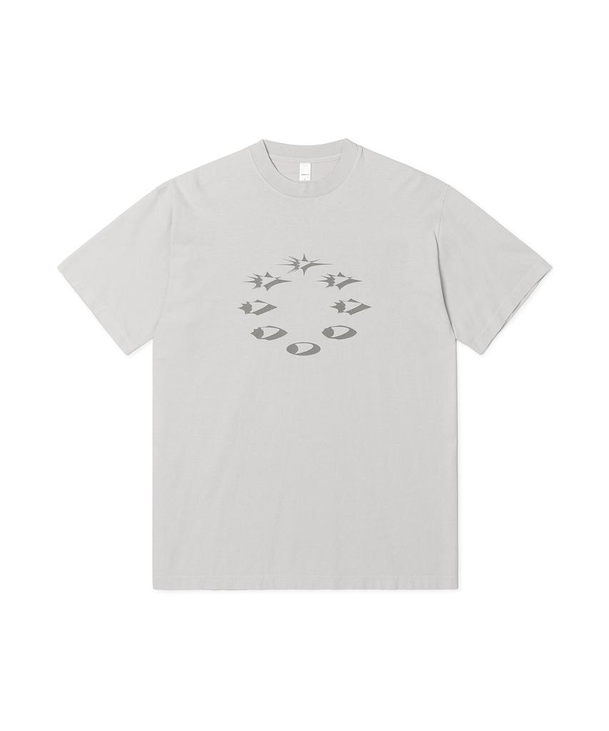 DIMITO D-Axis Cycle Ssv Gd 6.5Oz Tee Light Gray
