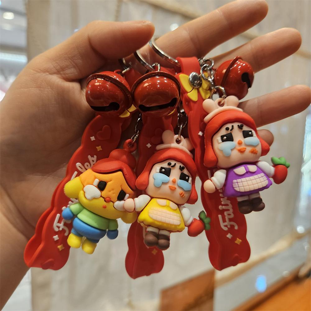 Cartoon Crying Baby Doll Keychain Gift Pendant Blind Box Pendant Student Bag Keychain Pendant