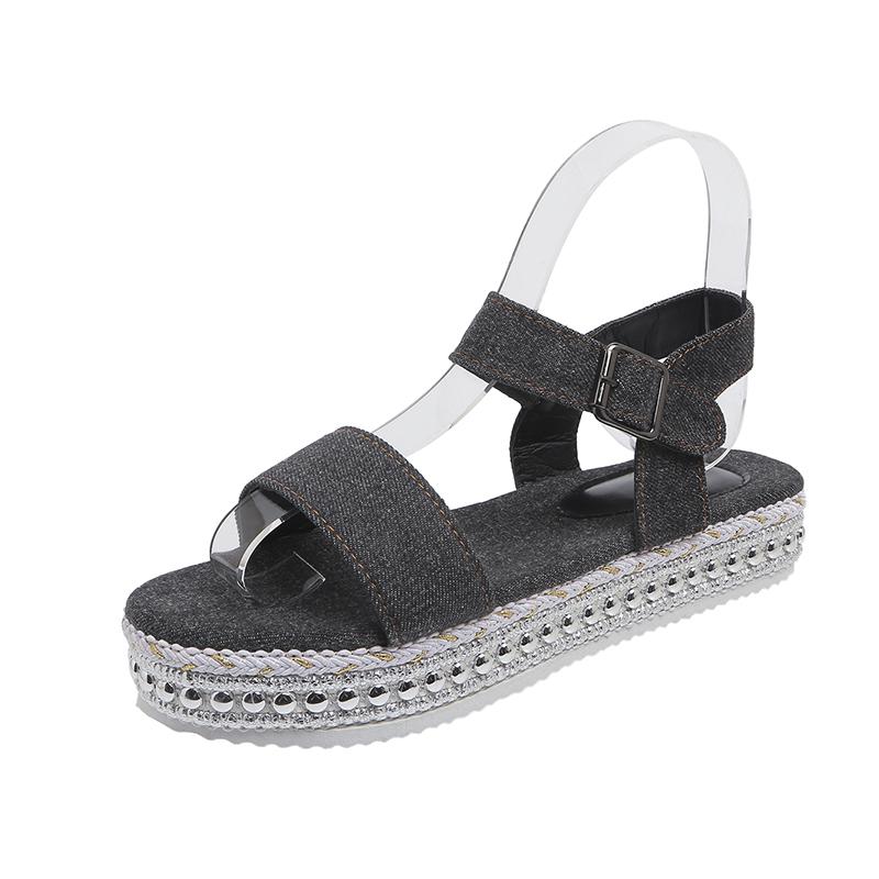 Weiche Leder Römersandalen Damen Sommer Neue Weiche Sohle Oberbekleidung Damen Keilschuhe Mode Lässig Designer Schuh Damen