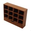 1/12 Display Cabinet Miniature Furniture Model Scenes Realistic Mini Organizer, Showcase with 12