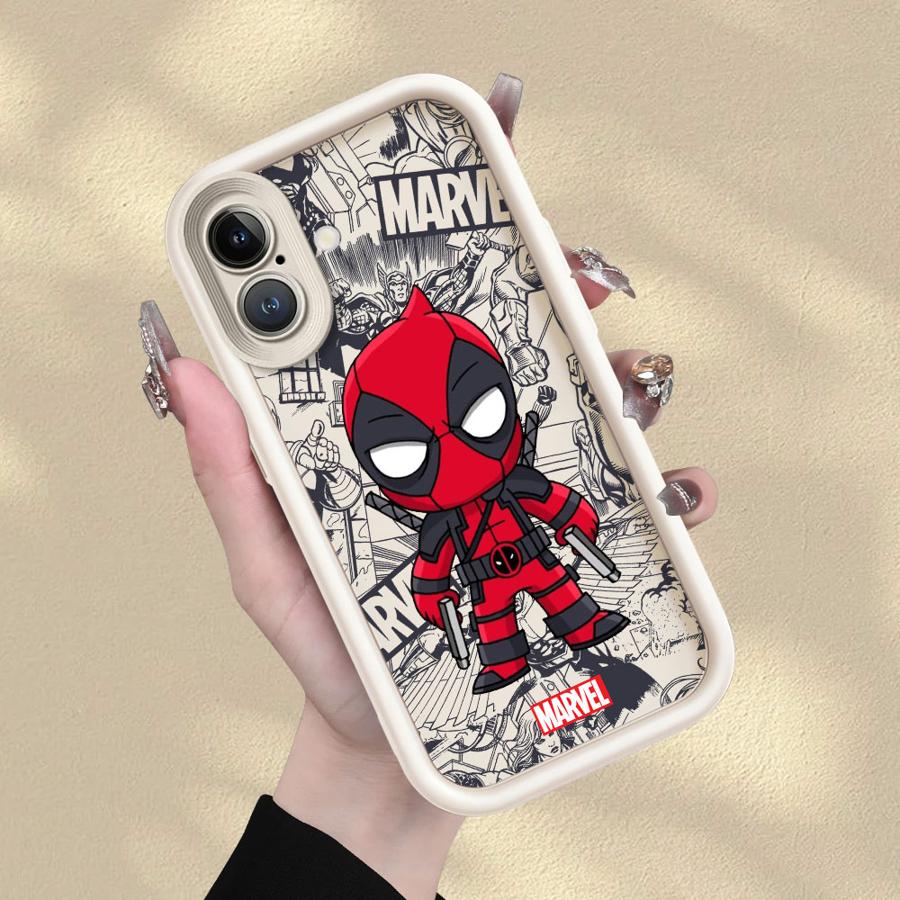 Weiche Handyhülle für iPhone 13 12 11 Pro Max 15 16 14 Plus 17 Air XS Max XR 16e Marvel Cartoon Iron Man