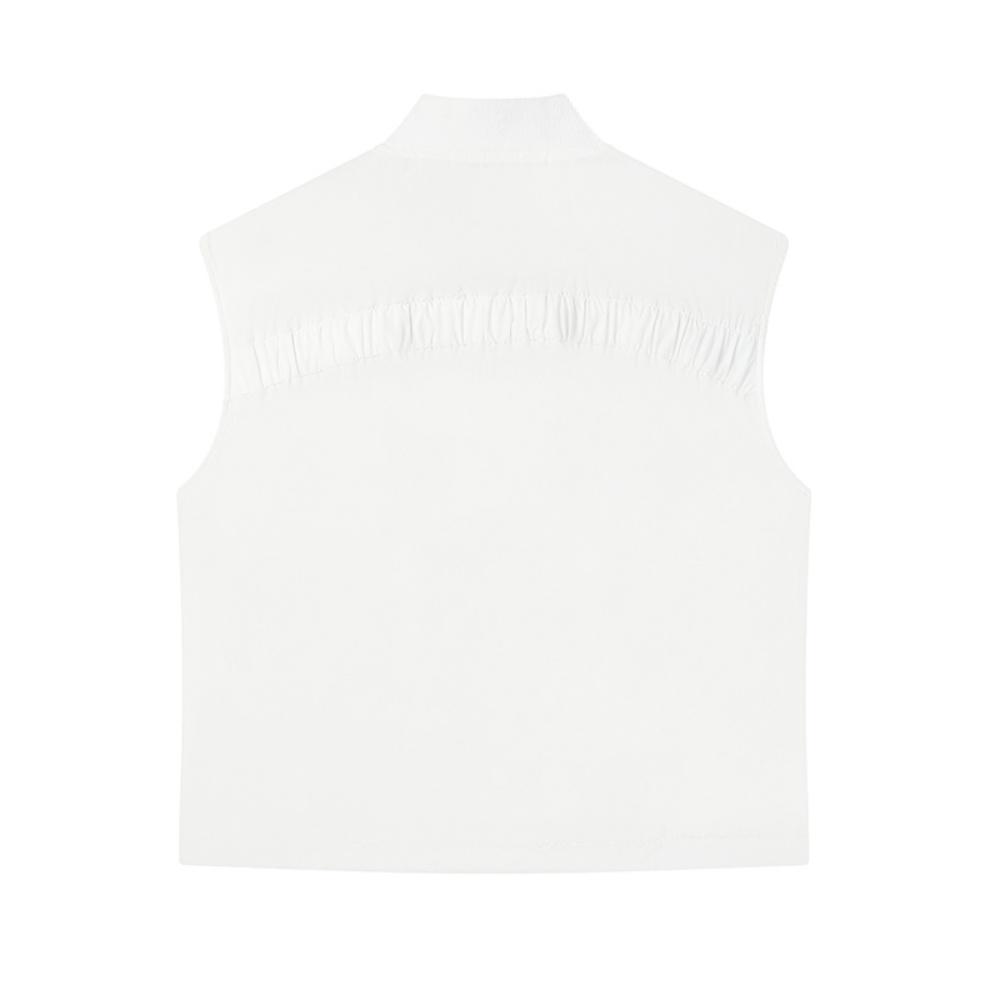 

New FILA MILANO Collection Vest Women s Cloud White F11W525703FWT 165/84A/M