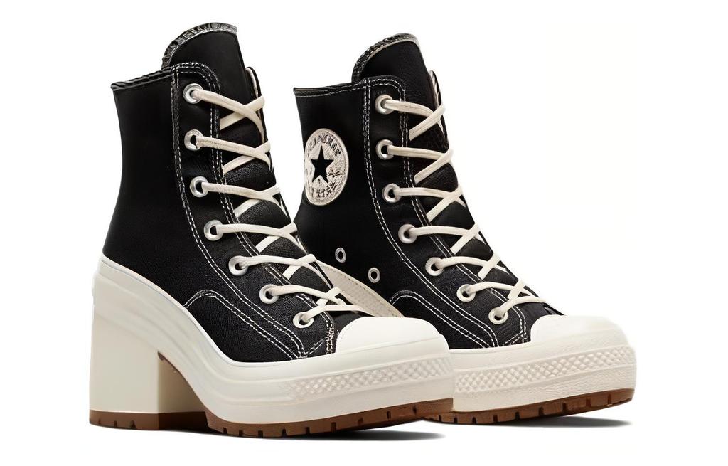 Chuck 70 De Luxe Converse Heel High 'Black Egret' A05347C