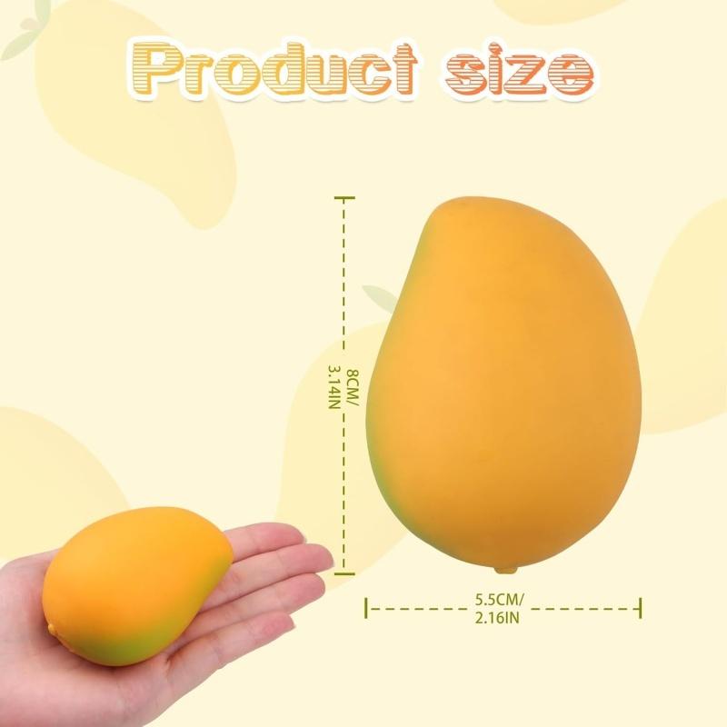 Brinquedos Fruta Squishy Morango Realista Pitaya Pêssego Durian Manga Bola de Apertar Macia Fidget Alívio do Estresse para Adultos Crianças
