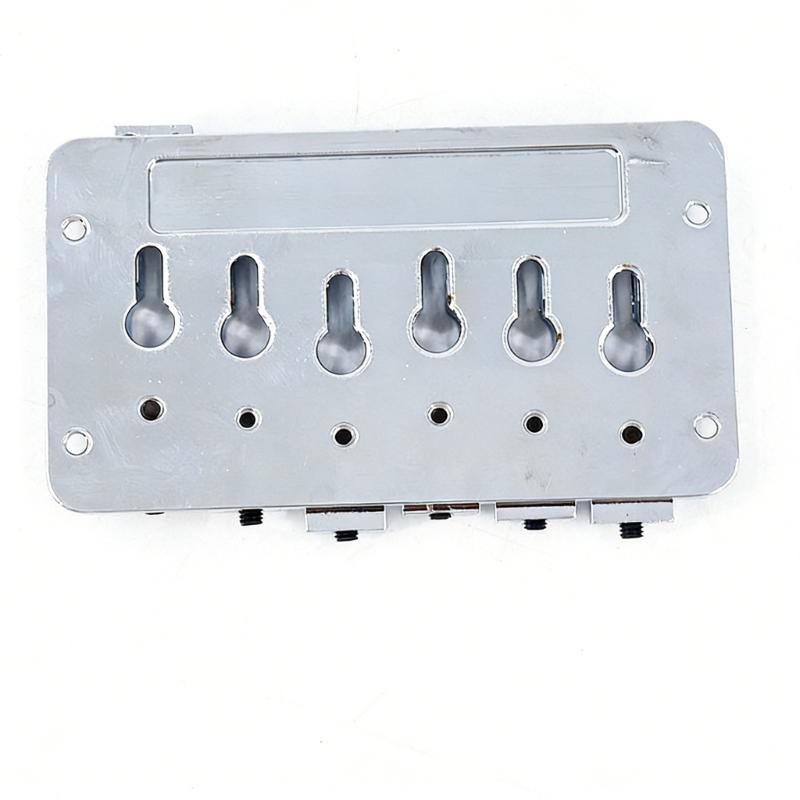 6 String Guitar Fixed Bridge Separated Saddles 6 String Guitar Bridge Musical Instrument Accessory For Smooth Playability