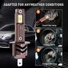2Pcs H1 LED Headlight Turbo Bulbs Canbus Mini Wireless Lamps W/ Fan 25000LM CSP Chips Super Bright Car Fog Lights Headlamp Plug&Play 6500K White