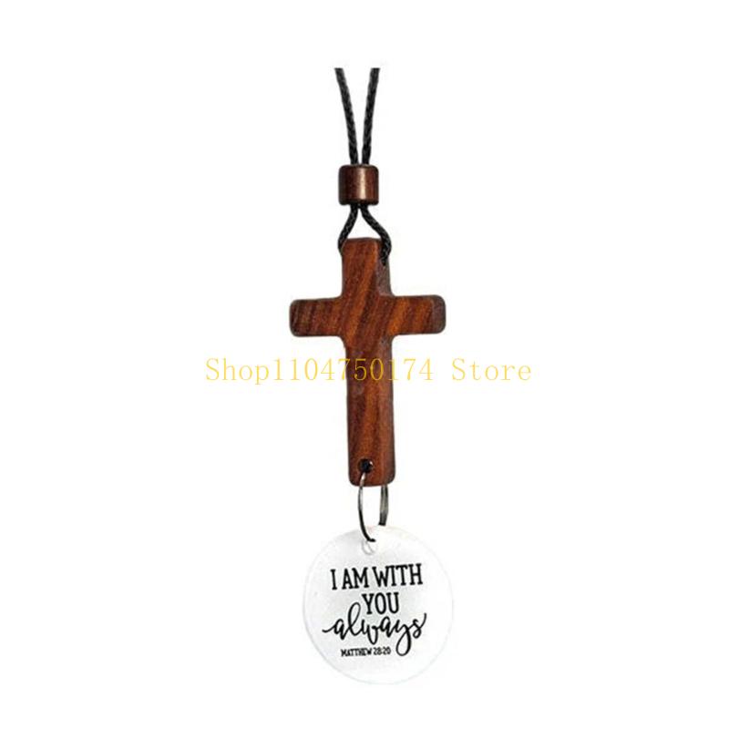 Car Rearview Mirror Crosses Pendant Car Hanging Ornament  Blessing Pendant for For Christian Driver top sale