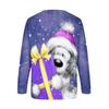 Autumn Christmas 3D Printed Women's Pullover Casual Loose Long Sleeved Top Fashion Hoodie Plus Size Women's Sweatshirt
