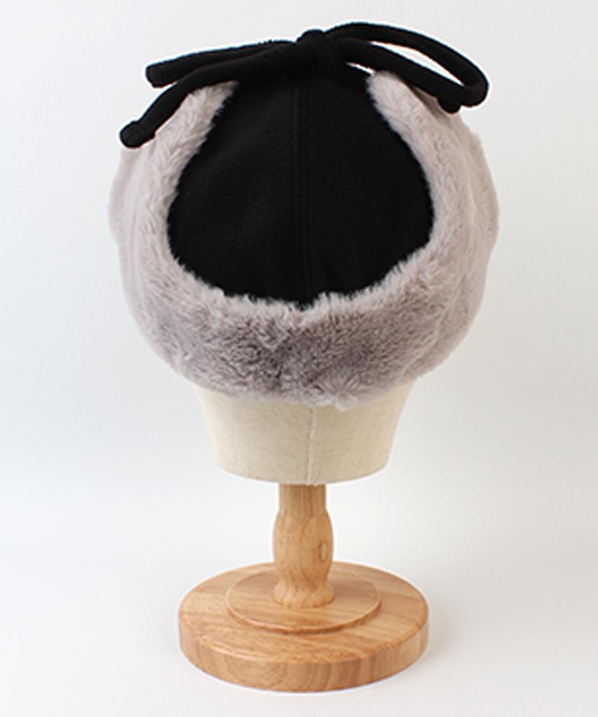 Yunibeosyeolkemiseuteuli Soft Fur Black Earflap Cap