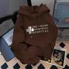2025 Neues Herbst/Winter Grey Sloan Buchstaben Kapuzenpullover - Vielseitig und locker geschnitten
