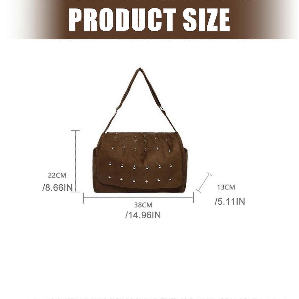 Retro Inspired Shoulder Bag With Multiple Compartments Scratch Resistant Ergonomic Underarm Purse for Women Girls  Red