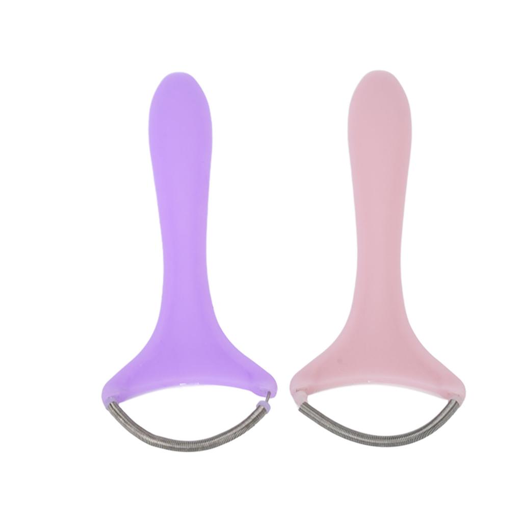 2 piezas de depilación facial con resorte para mujer, depiladora facial portátil con rosca para labio superior, mentón y mejillas