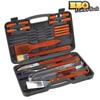Ustensiles de barbecue - BBQ Master Tools - Modèle C1505 - 18 pièces - Couleur Noir